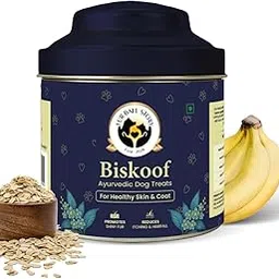 Fur Ball Story Biskoof Healthy Coat Dog Treats | Ayurvedic & Vet Recommended Biscuits | Relieves Itching, Dry Skin & Hair Fall | Promotes Shiny Coat & Skin Hydration | Gluten-Free, Zero Sugar-picture-15