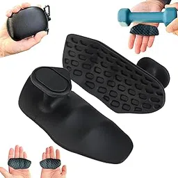 Original Weight Lifting Grips for Men Women Deadlifts, Rows, Ergonomics Workout Rubber Gym Grips Pads for Palm Protection, Fingerless Workout Gloves for Men Exercise Bodybuilding-picture-20
