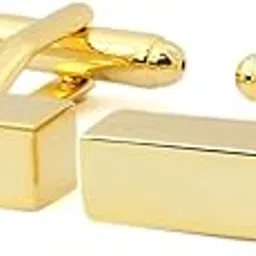 peluche Gold Bar Cufflinks for Men-picture-39