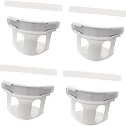 ZOOMELLA 4Pcs Bed Sheet Clips Tight Heavy Duty with Strips Bed Sheet Corner Fasteners White|Other Bedding| Other Bedding-image-32