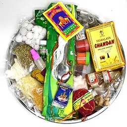 ME & YOU Festival Special Stainless Steel Pooja Thali Kit with Complete Puja Samagri Set for Navratri, Diwali, Raksha Bandhan, Ganesh Chaturthi, Housewarming and Daily Pooja Rituals.-image-86