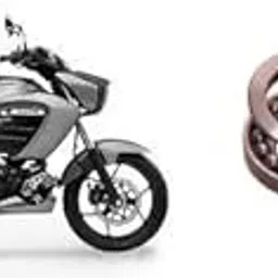 WHEEL DRIVE Compatible with Suzuki Intruder 150CC Bs6 Steering Cone Set with Balls 2021 Model (Silver)-picture-24