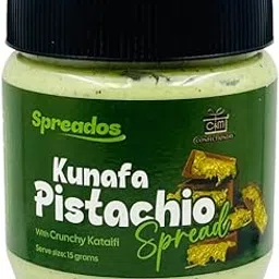 C&M Confectionery Kunafa Pistachio Spread | 350g | Creamy Middle Eastern Dessert Spread | Rich Pistachio Flavor with Crunchy Kunafa Bits | Perfect for Toasts, Desserts & Pastries-picture-21