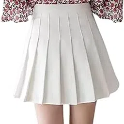 caracola Girl High Waist Pleated Skirt Short Skater Tennis Skirt Mini Skirt Women Pleated Skirt for Girls Women Stylish Long Skirt for-picture-18