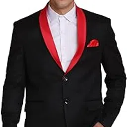 tahvo Men's Single Breasted Regular Fit Blazer for Occasion, Weddings, Party-picture-48