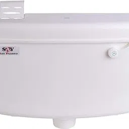 Flushing Cistern, Flush Tank, Side Push 10 LTR Capacity, Air Freshner Pocket, Polypropylene Smart PVC Cistern (Cream)-picture-22