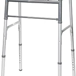 Samson Orthotics SAMSON FOLDABLE WALKER INVALIDS (HD) - 4Pods/ Legs, Portable & Light Weight,Sturdy Support, Adults, Seniors & Patients Disability, Fractures & Injuries (Universal), White-picture-22