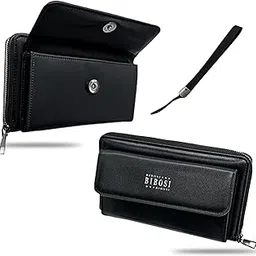 Long Wallet for Men & Women, Card Organiser, Credit Card Holder, Debit Card Holder, ATM Cardholder, Long Bi-Fold Wallet, Long Slim-Wallet with Stylish Design-image-22