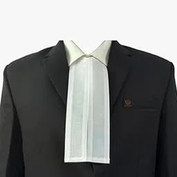Gwalior Law Firm Advocate Band in White Color Lawyer Neckband Pack of 30 Pcs Cotton Advocate Bands Tied on the Neck for Lawyers-picture-15