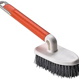 JAXHOM Multipurpose Long Handle Cleaning Brush for Bathroom, Kitchen, Floor & Tile – Heavy Duty Scrubber with Bristles – Sink, Wall & Grout Cleaning Tool – Ergonomic Non-Slip Grip, 26cm (C-2)-picture-10