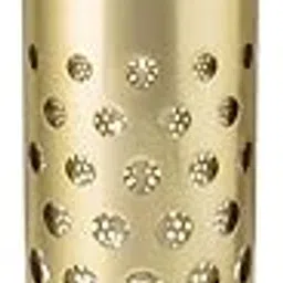 Freelance Miami Polystyrene Toilet Cleaning Brush with Holder Stand - Gold - Hygienic Commode/Toilet Brush Cleaner Set - Compact Stand, Ideal for Cleaning Bathroom Pot/Bowl/WC - Holder Included image 1