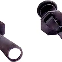 zivom 316L Surgical Stainless Steel Men's Boys Ear Stud Pair Earring Black Zip Gift-picture-45