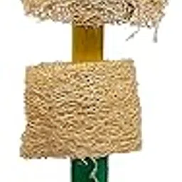 PETZOO Playful Wooden Colorful Hanging Chewable Toy for Big Birds, Macaw, African Grey Pet Toy, Parrot, Budgies, Hamster Cage Accessories, Resting Toy & Wooden Training Aid for Bird & Parrots-picture-26