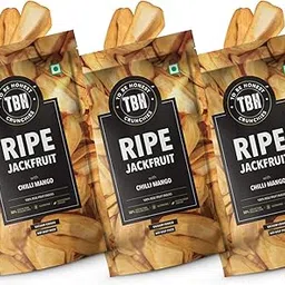 TBH - To Be Honest Jackfruit Chips Crunchies | Ripe Jackfruit | Gluten Free | Vegan Friendly Snack |Low Fat| 50% Less Oil | No Preservatives - Pack of 3 (35 g (Pack of 3), 105.00)-image-11