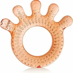 BeeBaby Teethers for 6 to 12 Months BPA Free. Cooling Water Filled Baby Teether, Soft Teething Toy for Babies with Carry Case, Soothes Gums and Easy to Grip. 100% BPA, PVC Free. (Finger - Orange, Pack of 1)-picture-34
