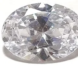 sahiba gems 15 Carat Oval Zircon Cubic Zirconia (Zircon) Pure Brilliance White American Diamond-picture-47