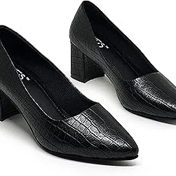 wfs Women 2.5 Inch Block Heel Pump image 1