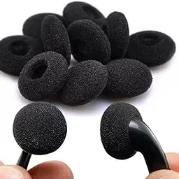 ATABZ Wireless Bluetooth in Ear Replacement Earpad Cushions (Pack of 22 Single Piece=11pair) 18mm Size Earphone Round Sponge Cushion-image-4