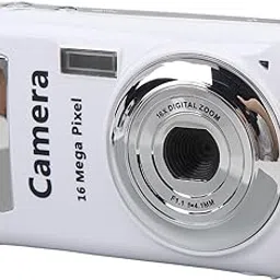 Digital Camera, 1080P Full 16X Zoom 64MP Digital Point and Shoot Camera, 2.4 Inch IPS Screen Auto Focus Vlogging Camera for Kids Teens Adult Beginner (White)-picture-44