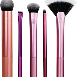 Real Techniques Artist Essential Makeup Brush Set, Includes Eye Liner Brush and Foundation Brush, Set of 5 - Multicolor-image-19