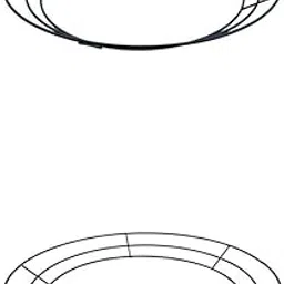 MERISHOPP®2X Metal Flower Wreath Frames Green Wreath Frame/for Xmas Party |Home & Garden|Yard, Garden & Outdoor Living|Gardening Supplies|Plant Care, Soil & Accessories|Baskets, Pots & Window Boxes image 1