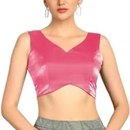 skilletcraft V Neck zimmy Choo Sleeveless Blouse for Women's-picture-20