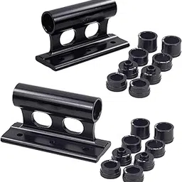 MERISHOPP 2 Sets Bike Mount Bracket Carrier Quick-Release Rack Holder Front Fork Lock image 1