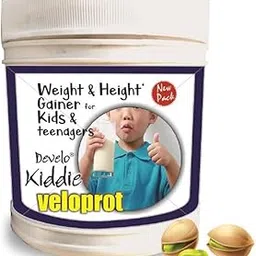 Develo Weight & Height Gainer, Immunity Booster Protein Powder for Kids, 2-12 years & Teenagers, Boys & Girls - 500g Elaichi Pista-picture-31