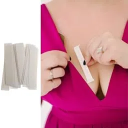 shoppy villa with sv logo Strips Double Sided Clothing Tape for Fashion, Clothes and Body | All Day Strength Invisible Body Tape for women | Gentle to stick on Skin and clothes | Transparent Clear Color-picture-30