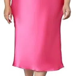 oxolloxo Women Plus Size Elasticated Long Stain Skirt-picture-51