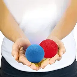 Wonder Care Stress Ball - Gel Exercise Ball for Stress Relief Physiotherapy | Squeeze Ball for Hand Therapy, Physio Gel Ball for Arthritis, Finger and Wrist Hand Exercise Ball [1Blue & 1Red]-image-52