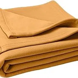 UrbanArts All Season Multipurpose Polar Fleece Single Bed Light Weight Blanket, Gold (Set of 1, 90 x 60 inches)(Skin Friendly) - Prime Collections | Blanket for Winters, Mild Winter, Heavy Winters-image-76