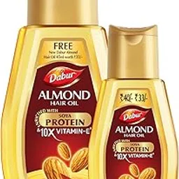 Dabur Almond Hair Oil - with Almond, Vitamin E and Soya Protein (100 ml +50 ml Free)-picture-55