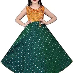 Beautiful New Silk Anarkali Bridal Gown for Girls-image-51