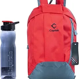 captain lead to win CAPTAIN 05 Nylon Finishing 10 Litter Backpack With 750 ML Refresh Water Bbottle For Men And Women,Casual Backpack Sports Backpacks-picture-24