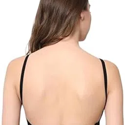 bewild Be-Wild Full Coverage Non Padded Backless Transparent Strap Bra for Women and Girls/Ladies/Black/Cotton/Casual/t-Shirts/Everyday/Regular/Bras (B, 34)-picture-40