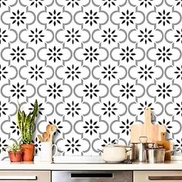 Brandian Tiles Stickers for Wall for Apartments and Rental Homes, Peel and Stick Backsplash Stickers for Kitchen and Bathroom, Removable Without Damage Each Tile 6 X 6 Inches (Pack of 36) image 1