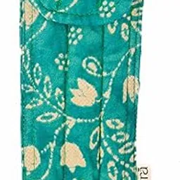 ekatra Cotton Glass Case | Handmade Puffy 7x2.7 Inch Eyewear Holder | Soft Cotton Fabric with Secure Metal Button Lock | Sustainable, Compact & Travel-Friendly-picture-22