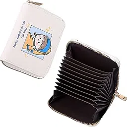 Card Holder for Women - Elegant and Versatile Card Organizer, Credit Cardholder, Card Case, Card Pouch (Light Blue)-image-25