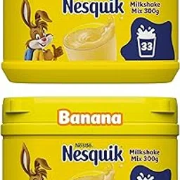 Nestles Nesquiks Banana Flavored Milkshake Mix, Each 300g, X Pack Of 2 (From Malaysia)*-picture-42