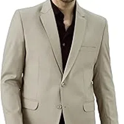 tahvo Men's Slim Fit Lycra Single-Breasted Blazer with Notch Lapel-picture-16