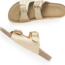 glamstreet Cork Sandals for Women, Fashion Trendy, Extra Soft, Extra Comfortable, Natural Cork and EVA Sole Sandals for Women/Girls-picture-12