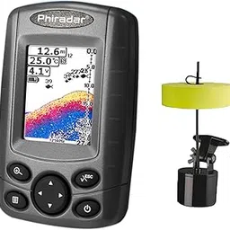 Decdeal Portable Fish Finder Handheld Fishfinder Fish Depth Finder Detector with Sonar Transducer and LCD Display-picture-20