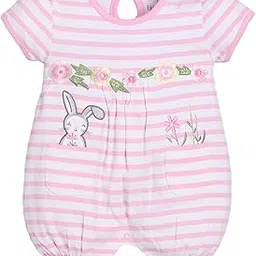 baby go BabyGo Half Sleeves Baby Romper| 100% Cotton Rompers for New Born Baby| Baby Dress | Sleepsuit for Baby Girls| Onesies| 0-3M| 3-6M| 6-9M| 9-12M| Infant Clothes-picture-16