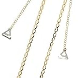 el regalo 1 Pair Fancy Designer Chain Bra Straps for Off Shoulder Dresses or Wedding/Evening Gowns- Fancy Lingerie Straps Accessories-picture-40