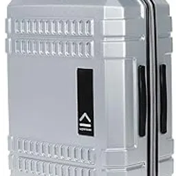 uppercase Bullet (Large) 74Cm, Spinner, Check-In Trolley Bag, Hardsided Anti-Scratch 8 Wheel Luggage, Tsa Lock & Anti-Theft Zippers, Suitcase For Unisex, 2000 Days Warranty (Silver, 32 X 54 X 74 Cm) image 1