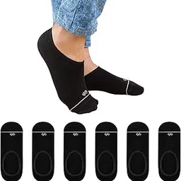 dynamocks Men's and Women's Combed Cotton Loafer Socks (Pack of 6, Multicolour) (Size UK 7-12)-picture-15