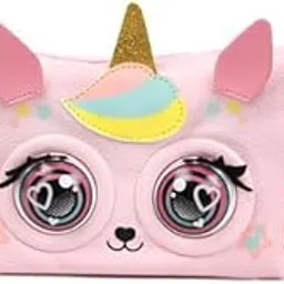 colourtales Little Winkling Elf Unicorn Purse | Interactive Sling Bag for Girls with Blinking Eyes & Music | Voice-Activated Kids' Crossbody Bag-picture-50