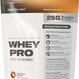 Nutriarc Whey Protein Isolate | India’s 1st Chemical-Free Whey Protein | Colombian Coffee, 500gm | 25g Protein | 100% Natural Ingredients | No Artificial Flavour & Sweetner | No Additives | Vegetarian-image-42