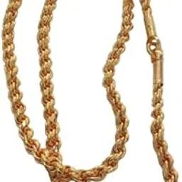 Srimathi Jewellers mangalsutra 1 gram gold chain for women Girls Ladies South Indian Traditional |Traditional Long Mangalsutra Latest Designs Gold Plated Necklace/Mangalsutra/Chain-image-2